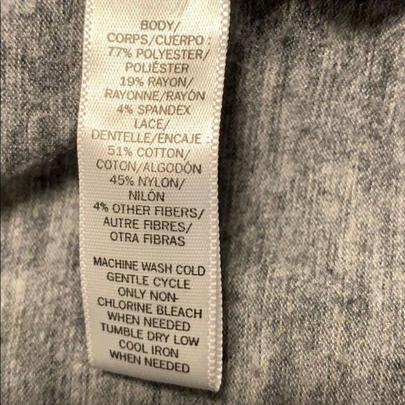 Loft grey knit top- size XS - Picture 5 of 6